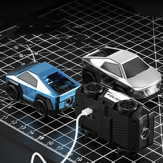 Sam's Toy World Smart Electric Vehicle Charging Set with Blue and Black Toy Cars for Ages 5 and Up