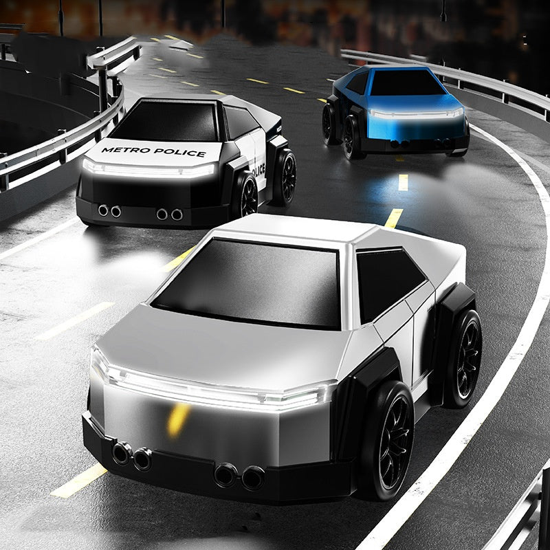 Smart electric vehicle charging toy cars in black and white for ages 3 and up from Sam's Toy World
