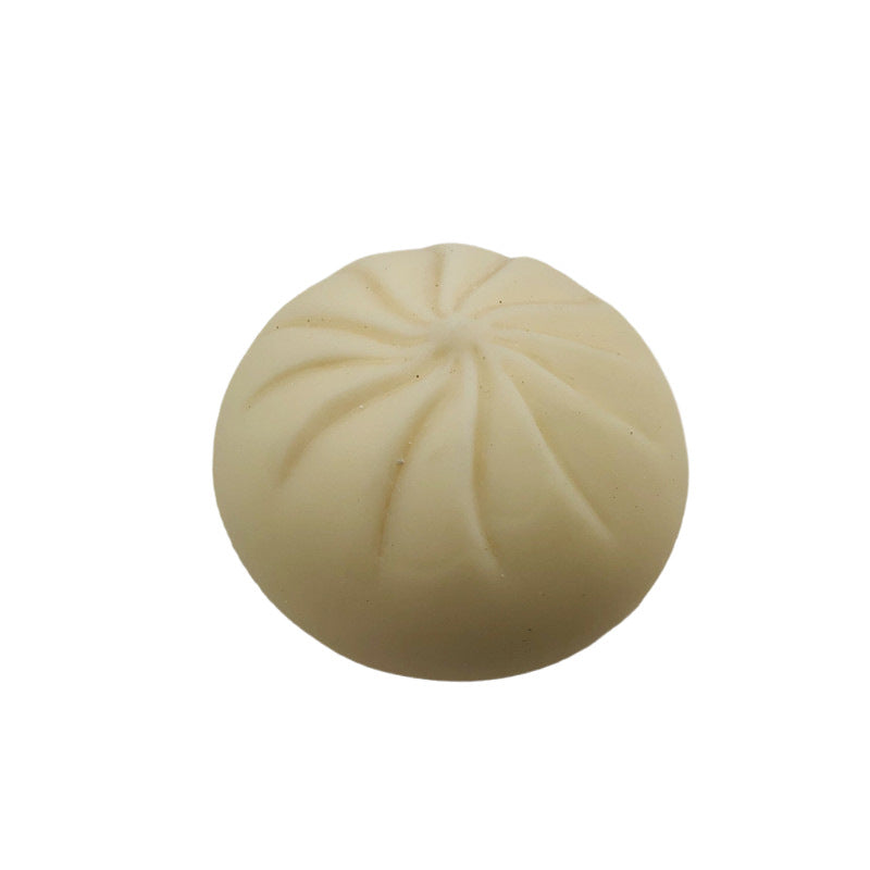 Cream-colored stress relief squishy toy designed for stress relief management techniques