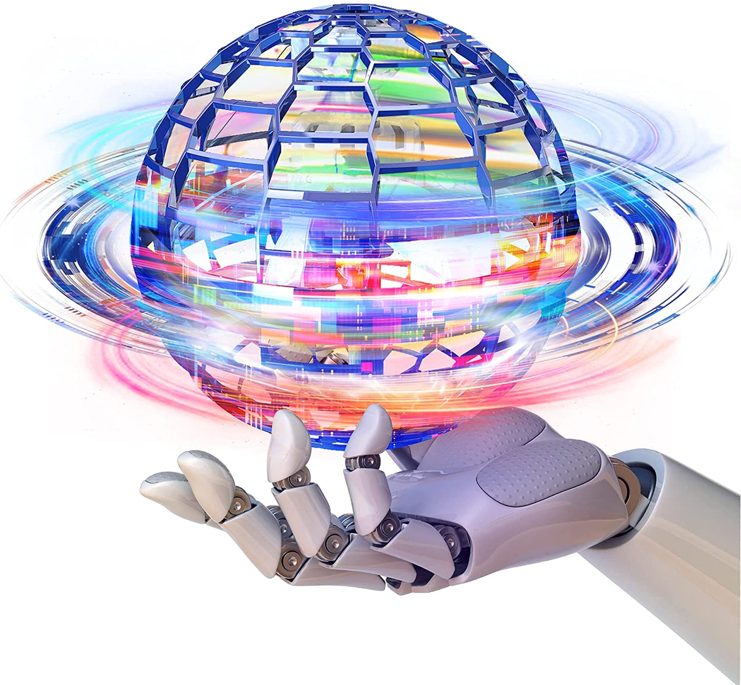 Buy Flying Ball Flynova PRO Kids Toy Spinner MINI UFO Hand Controlled Drone ball 360° Spin with light charging - sams toy world shops in Ahmedabad - call on 9664998614 - best kids stores in Gujarat - Near me - discounted prices