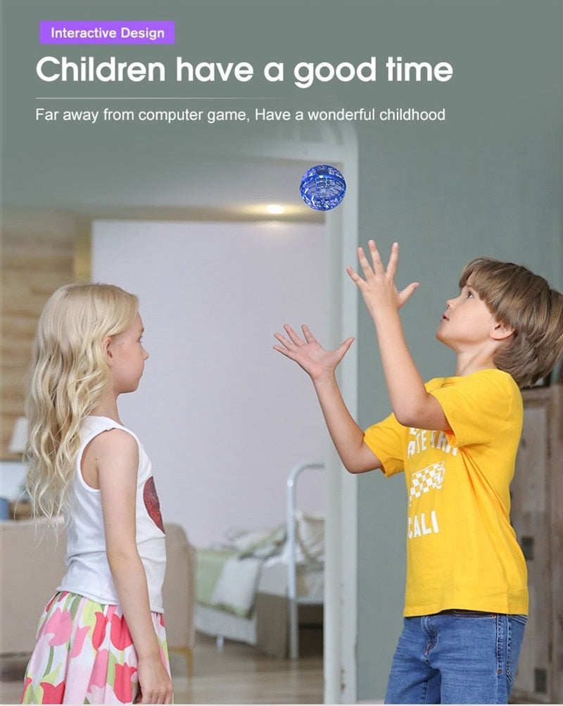 Buy Flying Ball Flynova PRO Kids Toy Spinner MINI UFO Hand Controlled Drone ball 360° Spin with light charging - sams toy world shops in Ahmedabad - call on 9664998614 - best kids stores in Gujarat - Near me - discounted prices