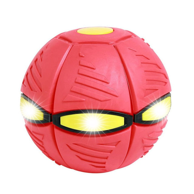 Buy LED Flying UFO Flat Throw Disc Ball With LED Light Toy Kid Outdoor Garden Basketball Game Throw UFO Disc balls - sams toy world shops in Ahmedabad - call on 9664998614 - best kids stores in Gujarat - Near me - discounted prices