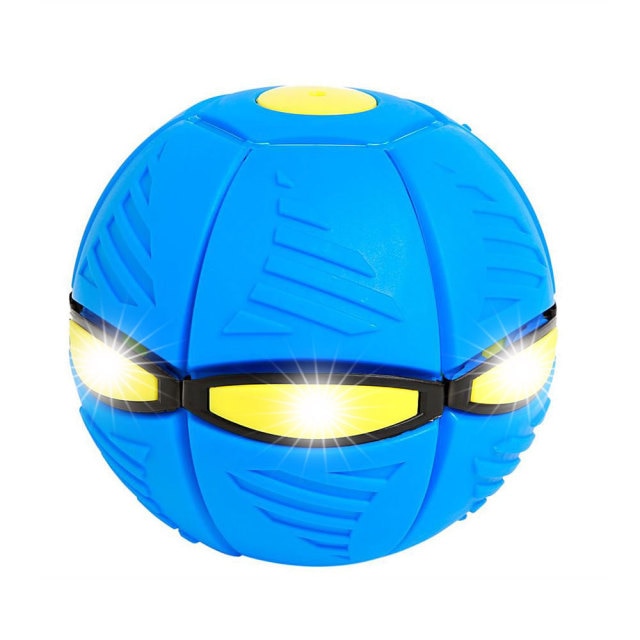 Buy LED Flying UFO Flat Throw Disc Ball With LED Light Toy Kid Outdoor Garden Basketball Game Throw UFO Disc balls - sams toy world shops in Ahmedabad - call on 9664998614 - best kids stores in Gujarat - Near me - discounted prices