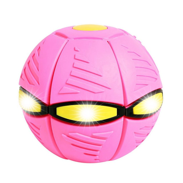 Buy LED Flying UFO Flat Throw Disc Ball With LED Light Toy Kid Outdoor Garden Basketball Game Throw UFO Disc balls - sams toy world shops in Ahmedabad - call on 9664998614 - best kids stores in Gujarat - Near me - discounted prices