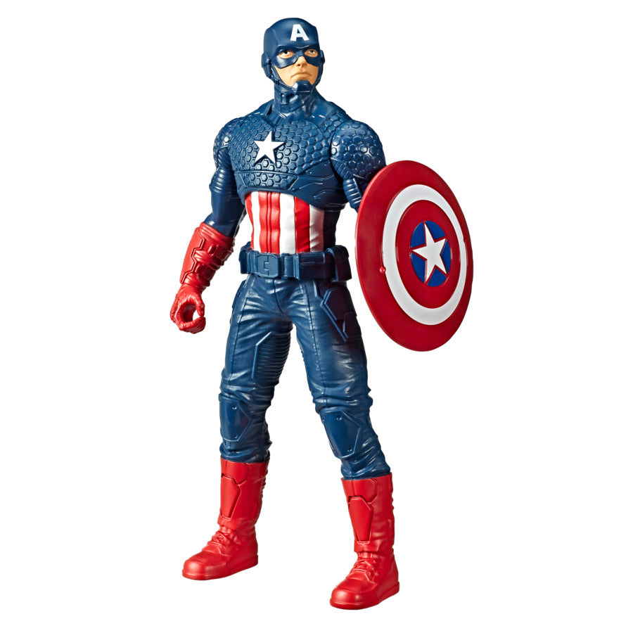 Marvel Captain America 9.5" Inches Action Figure (original Hasbro) (2023) Ages 4+ With isi mark Brand New - samstoy.in