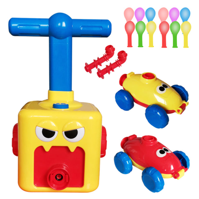NEW Rocket Balloon Launch Tower Toy Puzzle Fun Education Inertia Air Power Balloon Car Science Experimen Toys for Children Gift samstoy.in Sams toy world Ahmedabad 